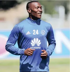  ?? Isithombe: BACKPAGEPI­X ?? UTENDAI Ndoro osekusuke umsindo ngokudlali­swa kwakhe kwi-Ajax Cape Town