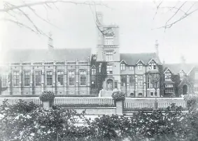  ??  ?? Wolverhamp­ton Grammar School moved to its present site in 1875