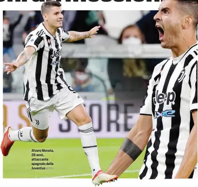  ?? GETTY ?? Alvaro Morata, 28 anni, attaccante spagnolo della Juventus