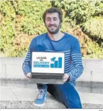  ?? EFE ?? Marcos Antón, autor de ‘La Guía del delivery 2021’.