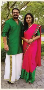  ??  ?? Jayasurya with wife Saritha