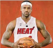  ??  ?? James Lebron, 6’8,” 250 lbs., Miami Heat: His workout routine consists of push-ups and pull-ups.