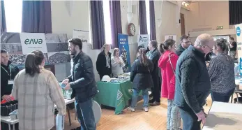  ?? ?? The Toolbar Jobs Fair attracted around 200 job seekers