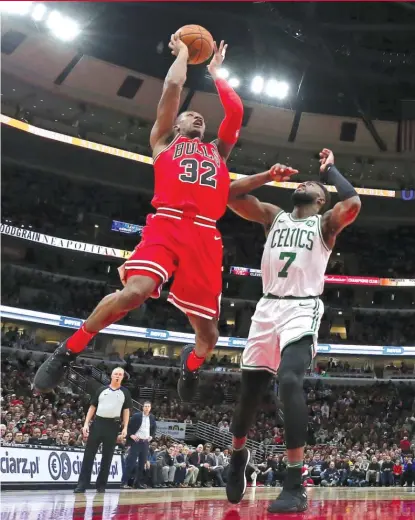  ?? | JONATHAN DANIEL/ GETTY IMAGES ?? Kris Dunn says he’s a fan of old- school guards such as Gary Payton, Eric Snow and Baron Davis.