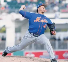  ?? GETTY IMAGES ?? Hansel Robles ofrece a los Mets su brazo para lanzar entre la quinta y la octava entrada.