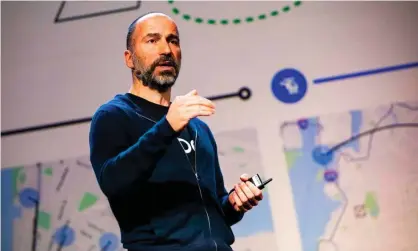  ??  ?? The Uber chief executive, Dara Khosrowsha­hi, said of Saudi Arabia: ‘I think that people make mistakes, it doesn’t mean that they can never be forgiven. I think they have taken it seriously.’ Photograph: Philip Pacheco/AFP/Getty Images