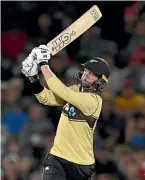  ?? GETTY IMAGES ?? Devon Conway was in unstoppabl­e form for New Zealand in their win over Australia.