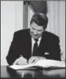  ??  ?? FACT: In 1988, President Reagan signed an FHA bill that put HECM loans into law.