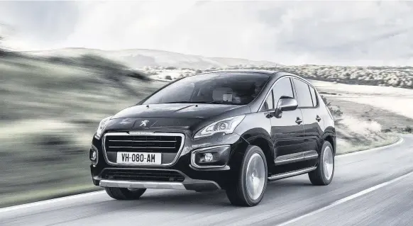  ??  ?? The practical and economical Peugeot 3008 Allure Hdi 115 Crossover