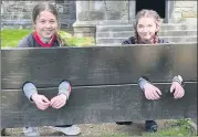  ?? ?? Áine Moriarty and Rachel Condon at Cork City Gaol.