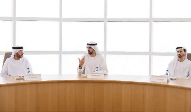  ?? ?? ±
Omar Sultan Al Olama chairs the meeting of the UAE Digital Economy Council.
WAM