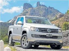  ??  ?? VW Amarok. Fue segunda en el ranking de pickups, detrás de Hilux.