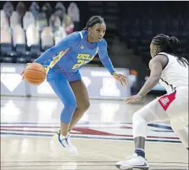  ?? Carden Nicdao UCLA ?? MICHAELA ONYENWERE, a second- year captain for UCLA and All- American candidate, is on the path to becoming a potential f irst- round pick in the WNBA.