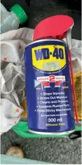  ?? ?? ABOVE: WD40 is a winter toolbox essential to avoid unnecessar­y breakdowns.