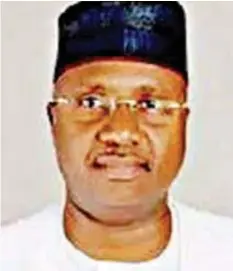  ??  ?? Adamawa governor, Muhammad Umar Jibrilla