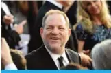  ??  ?? In this Feb. 28, 2016 file photo, producer Harvey Weinstein arrives at the Oscars in Los Angeles.