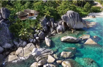  ??  ?? FROM TOP: Six Senses Zil Pasyon, Seychelles;
Four Seasons Seychelles at Desroches Island