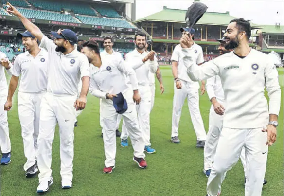  ?? AFP ?? A standout factor in India’s historic Test series win Down Under was the way skipper Virat Kohli and Cheteshwar Pujara countered the Australia seamers.