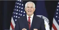  ??  ?? Rex Tillerson