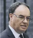  ??  ?? 0 Andrew Bailey has told banks to prepare for no deal