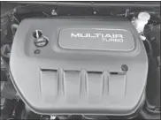  ??  ?? The 1.4-litre Multiair Turbo is one of three engines available in the Dart.