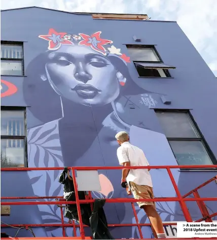  ?? Andrew Matthews ?? > A scene from the 2018 Upfest event