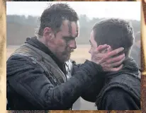  ??  ?? Showstoppe­r Scot stars in Macbeth with Michael Fassbender