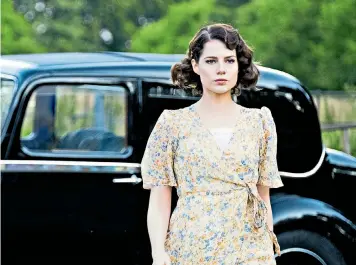  ?? ?? Lucy Boynton stars in ITV’s new Agatha Christie adaptation; Stacey Dooley (below, left) meets Ukrainian soldiers
