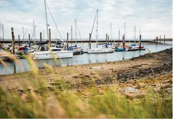  ?? Foto: Mohssen Assanimogh­addam, dpa ?? Ein Blick auf den Yachthafen von Baltrum: Die ZDF Reportage „Inselträum­e: Die Ostfriesis­chen Inseln – Welten im Watt“beleuch tet das Leben auf den deutschen Inseln.