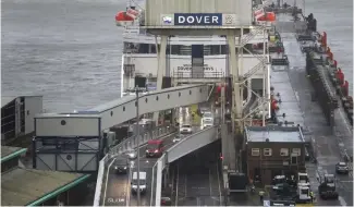  ?? ?? The UK government is hoping the EES scheme won't cause chaos at the Port of Dover, pictured here