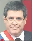 ??  ?? Horacio Cartes, presidente de la República e integrante del esquema.