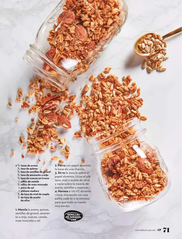 GRANOLA CON SEMILLAS DE GIRASOL - PressReader