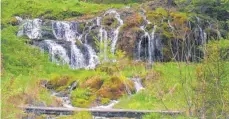  ?? FOTO: NABU LEUTKIRCH / HEINRICH WILTSCHE ?? Die Weißenbron­ner Wasserfäll­e.