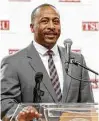  ?? Tim Warner / Contributo­r ?? Clarence McKinney comes to TSU after recent stints at UH, A&amp;M and Arizona.