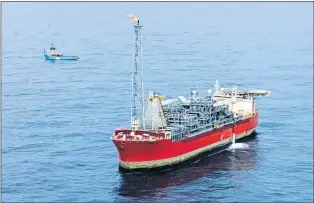  ?? SUBMITTED PHOTO ?? Husky Energy says it is taking the normal precaution­s aboard the White Rose FPSO as post-tropical storm Chris approaches, including restrictin­g over-the-side/outside work and securing items that might move around in high winds/seas. Neither Exxonmobil...