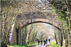  ??  ?? The Tarka Trail in Devon: plenty of scenic cycle routes can be tackled by children