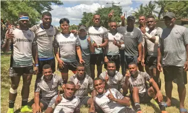  ?? Photo: Waisea Nasokia ?? Nabouwalu Selections all set for this weekend’s Fiji Bitter Marist 7s tournament