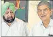  ??  ?? Amarinder Singh and Harish Rawat