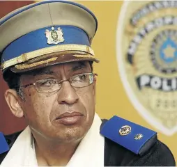  ?? / ANTONIO MUCHAVE ?? Johannesbu­rg Metro Police Department spokesman Chief Superinten­dent Wayne Minnaar.