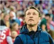  ?? Foto: dpa ?? Von der Spitze in die Krise in zwei Wochen: Niko Kovac.