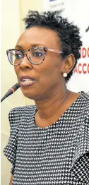  ?? FILE ?? Jeanette Calder, executive director of the Jamaica Accountabi­lity Meter Portal.
