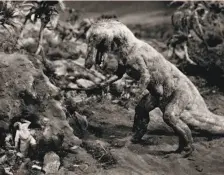  ?? Wikimedia Commons 1925 ?? Bessie Love comes under attack in 1925’s “The Lost World,” based on Arthur Conan Doyle’s 1912 novel.
