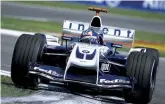  ??  ?? Only when the ugly tusk nose was dropped did Montoya claim the team’s only win of 2004, by which time he’d already signed for Mclaren