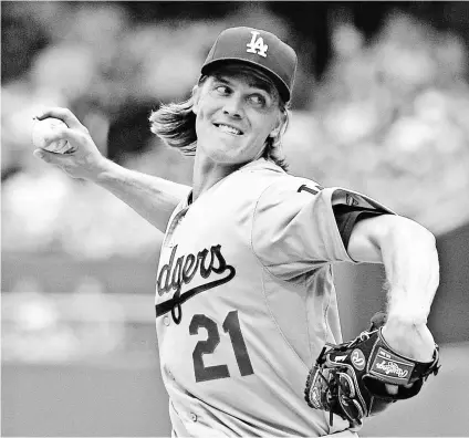  ?? TOMMY GILLIGAN, USA TODAY SPORTS ?? Dodgers star Zack Greinke has cited analytics as an important part of his approach to the game.