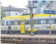  ?? FOTO: MAS ?? Unbeweglic­h – der Bund hat kein Geld für die Elektrifiz­ierung der Bodenseegü­rtelbahn. Daher will der Landkreis aktiv werden.