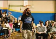  ??  ?? A PK event at the Dakota Center in West Dayton included a presentati­on by Amaha Selassie on food justice and the food desert in West Dayton.