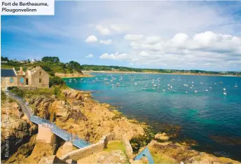  ??  ?? Fort de Bertheaume, Plougonvel­inm