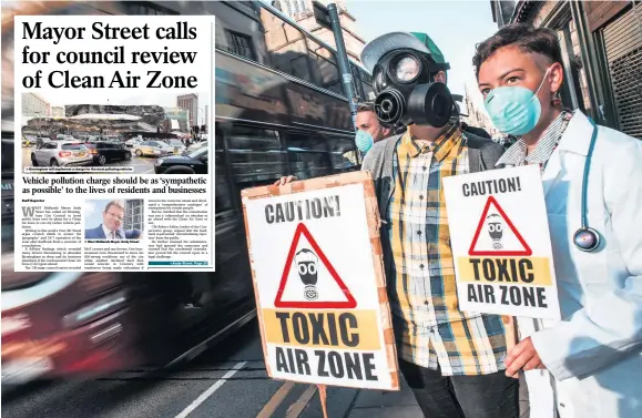  ??  ?? &gt; Mayor Andy Street last week called on Birmingham City Council to rethink its policy on the proposed Clean Air Zone for Birmingham city centre