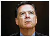  ?? CAROLYN KASTER / ASSOCIATED PRESS ?? James Comey had been overseeing the Russia investigat­ion and the hacking and public release of top Democrats’ private emails.