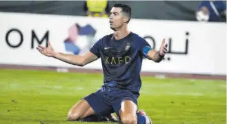  ?? // AP ?? Cristiano Ronaldo volvió a perder los nervios